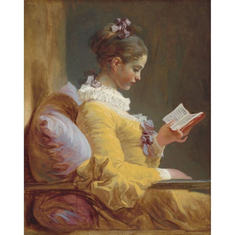 Young Girl Reading (Ανεστραμμένο)