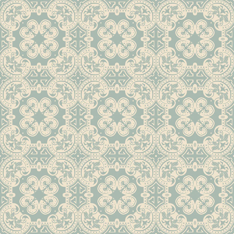 Moroccan Tile - Mint Tissue Paper